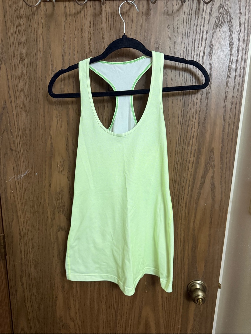 Lululemon Women’s Neon Yellow Racerback Tank Top